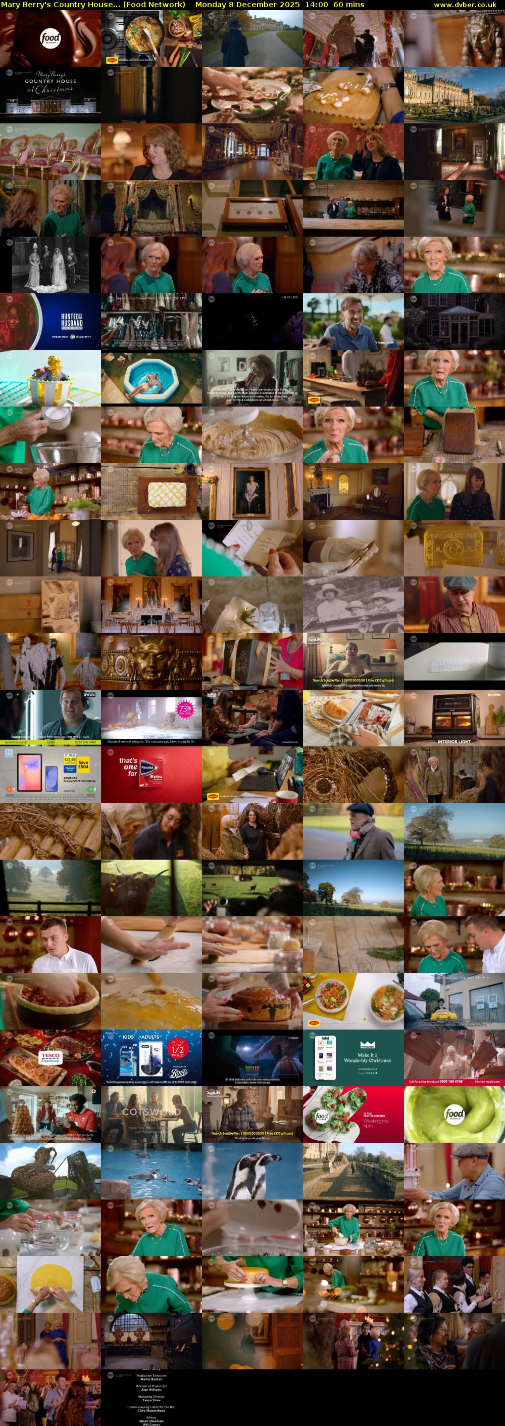 Mary Berry's Country House... (Food Network) Monday 8 December 2025 14:00 - 15:00