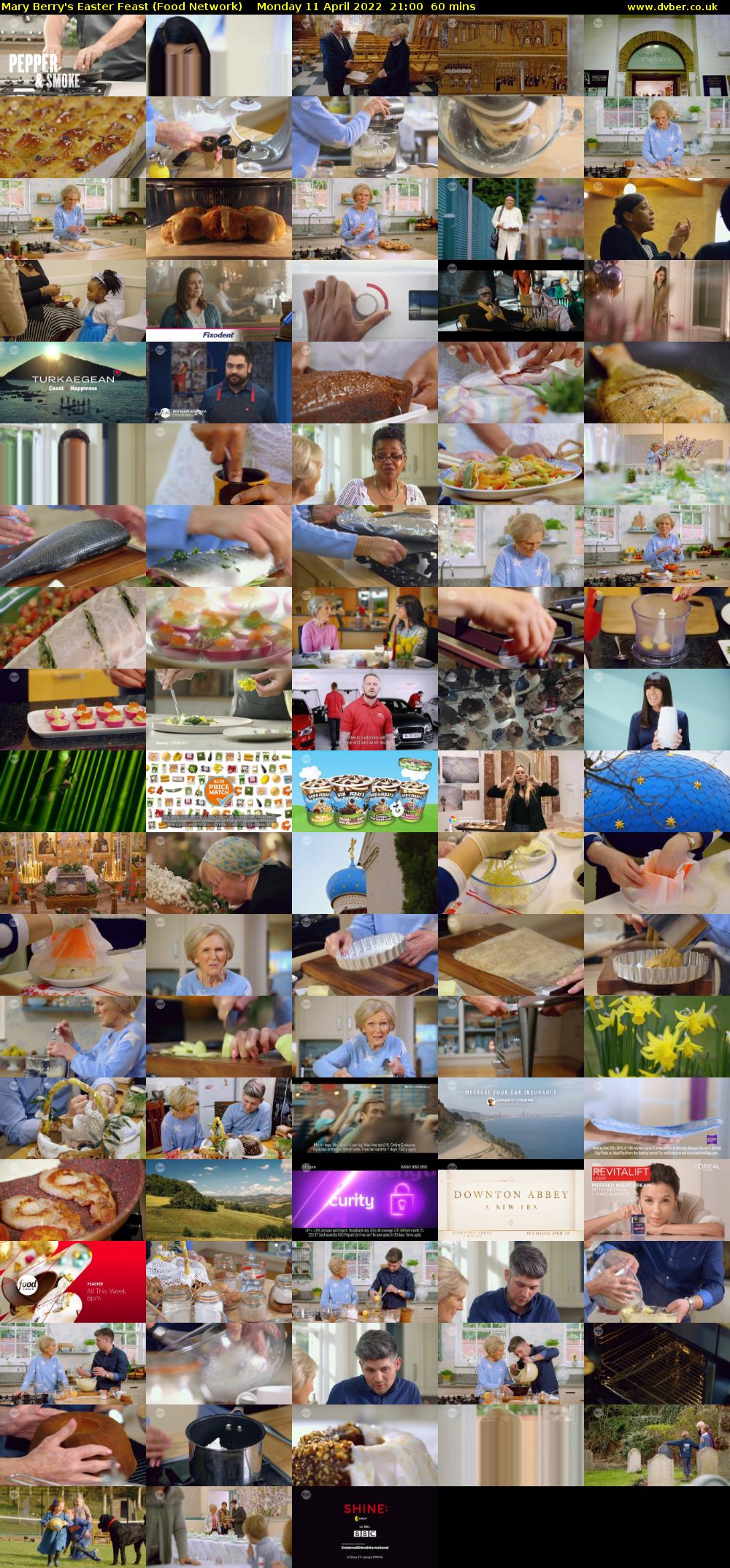 Mary Berry's Easter Feast (Food Network) Monday 11 April 2022 21:00 - 22:00