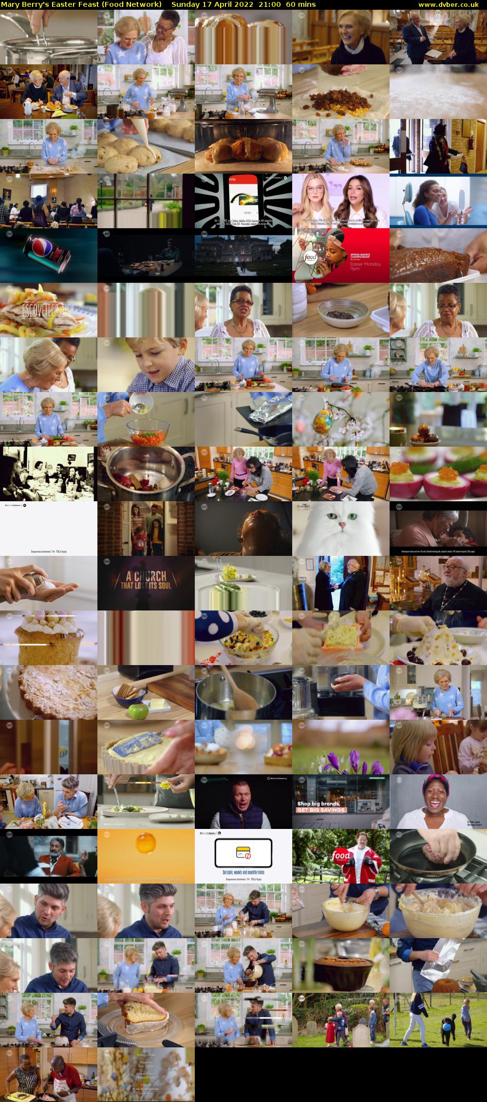 Mary Berry's Easter Feast (Food Network) Sunday 17 April 2022 21:00 - 22:00