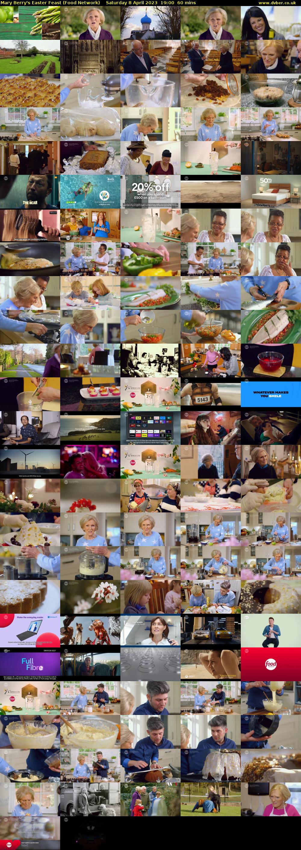 Mary Berry's Easter Feast (Food Network) Saturday 8 April 2023 19:00 - 20:00