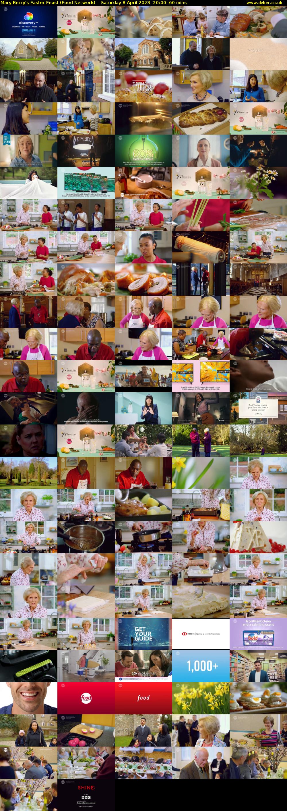 Mary Berry's Easter Feast (Food Network) Saturday 8 April 2023 20:00 - 21:00