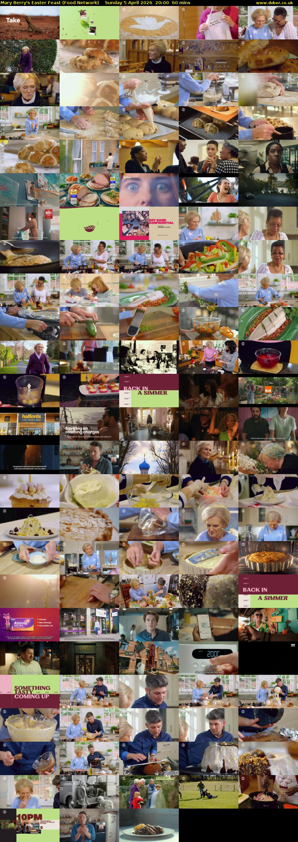 Mary Berry's Easter Feast (Food Network) Sunday 5 April 2026 20:00 - 21:00