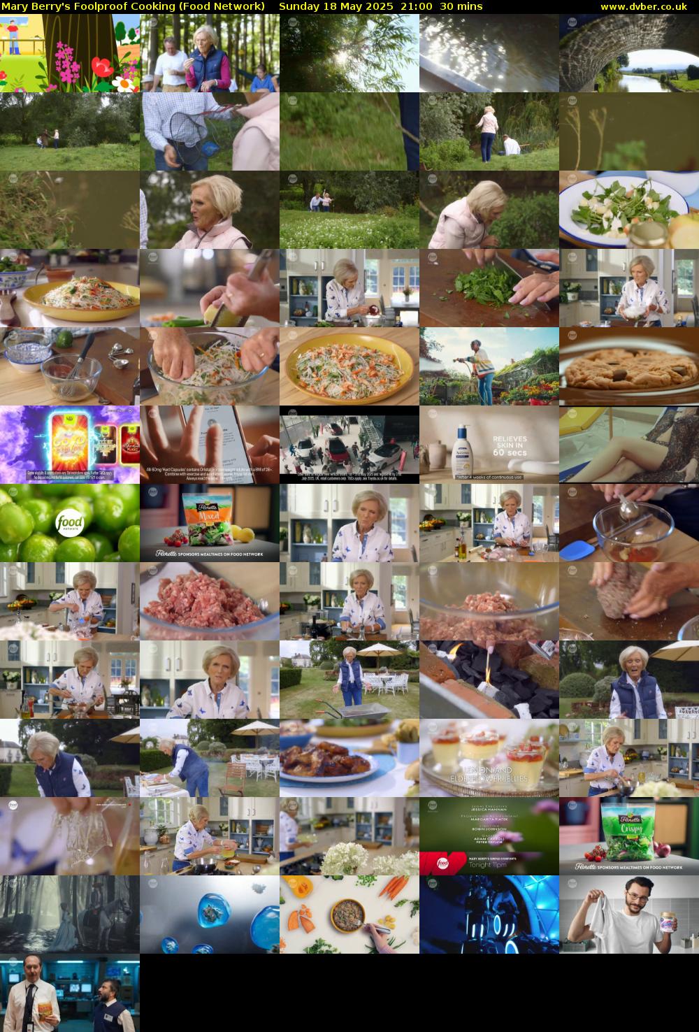 Mary Berry's Foolproof Cooking (Food Network) Sunday 18 May 2025 21:00 - 21:30