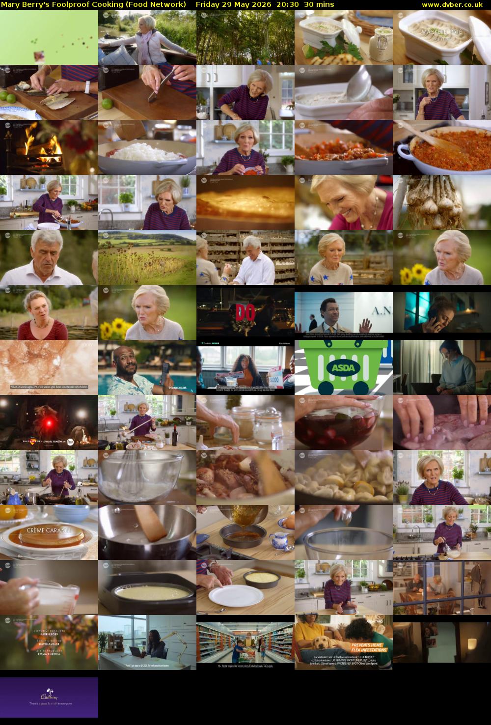 Mary Berry's Foolproof Cooking (Food Network) Friday 29 May 2026 20:30 - 21:00