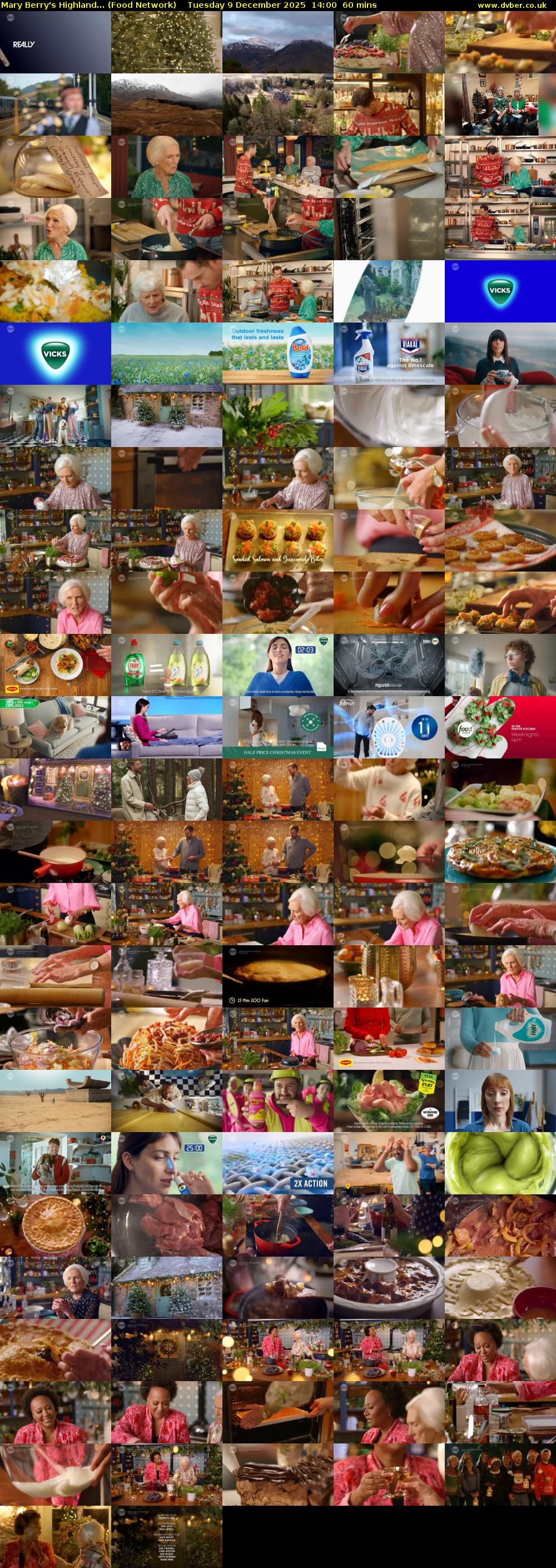 Mary Berry's Highland... (Food Network) Tuesday 9 December 2025 14:00 - 15:00