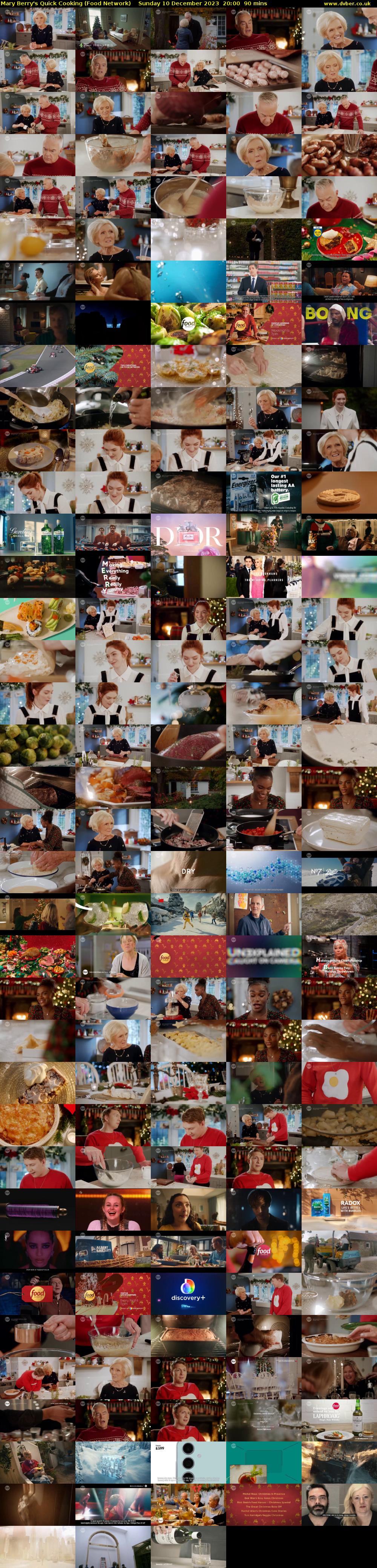 Mary Berry's Quick Cooking (Food Network) Sunday 10 December 2023 20:00 - 21:30