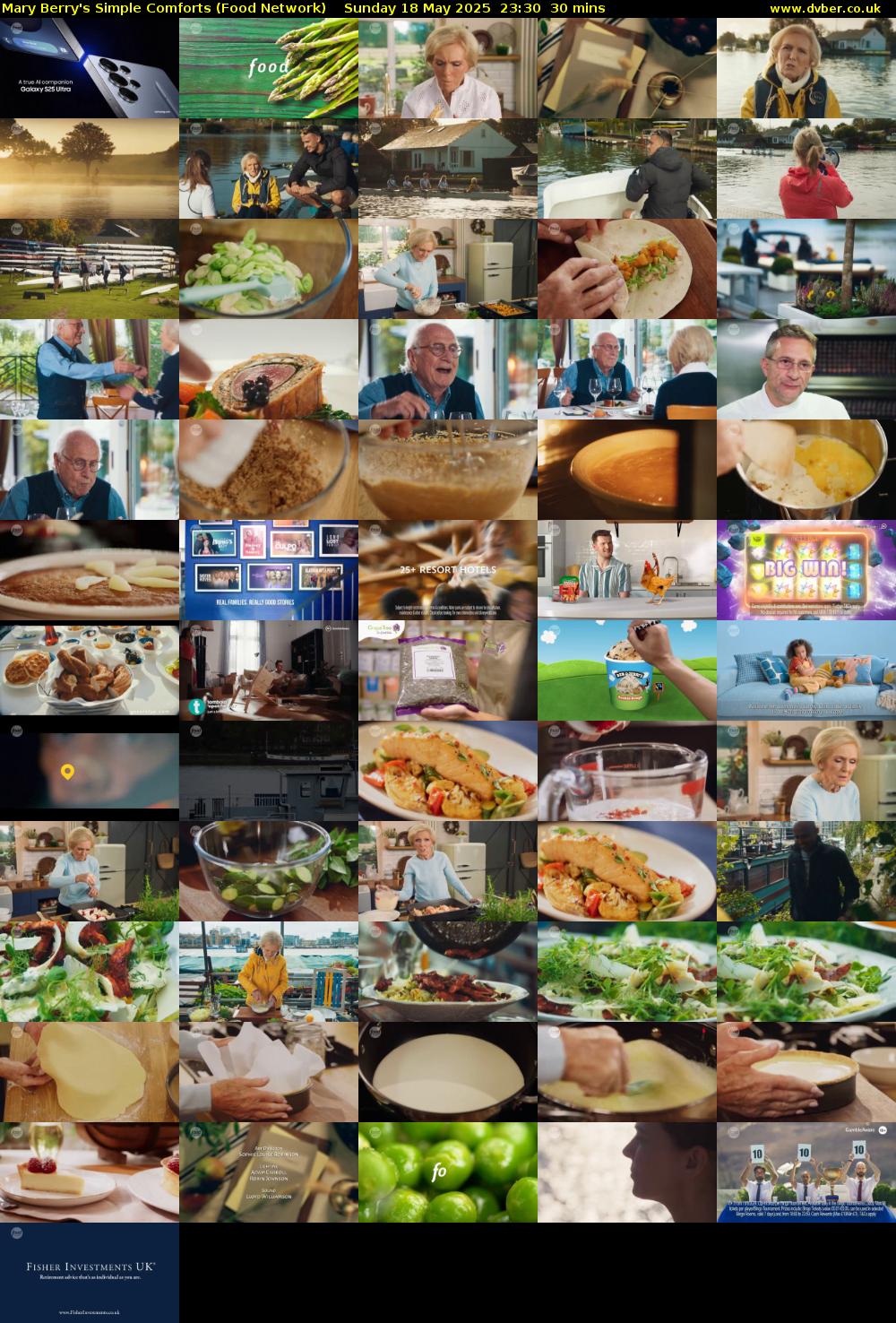 Mary Berry's Simple Comforts (Food Network) Sunday 18 May 2025 23:30 - 00:00