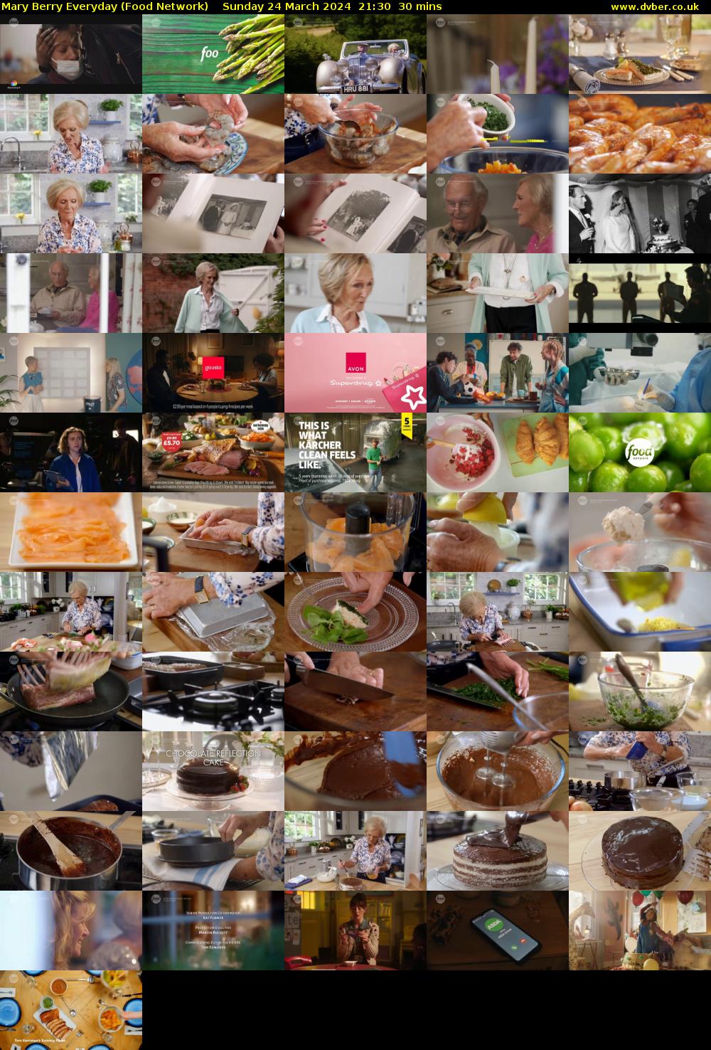 Mary Berry Everyday (Food Network) Sunday 24 March 2024 21:30 - 22:00