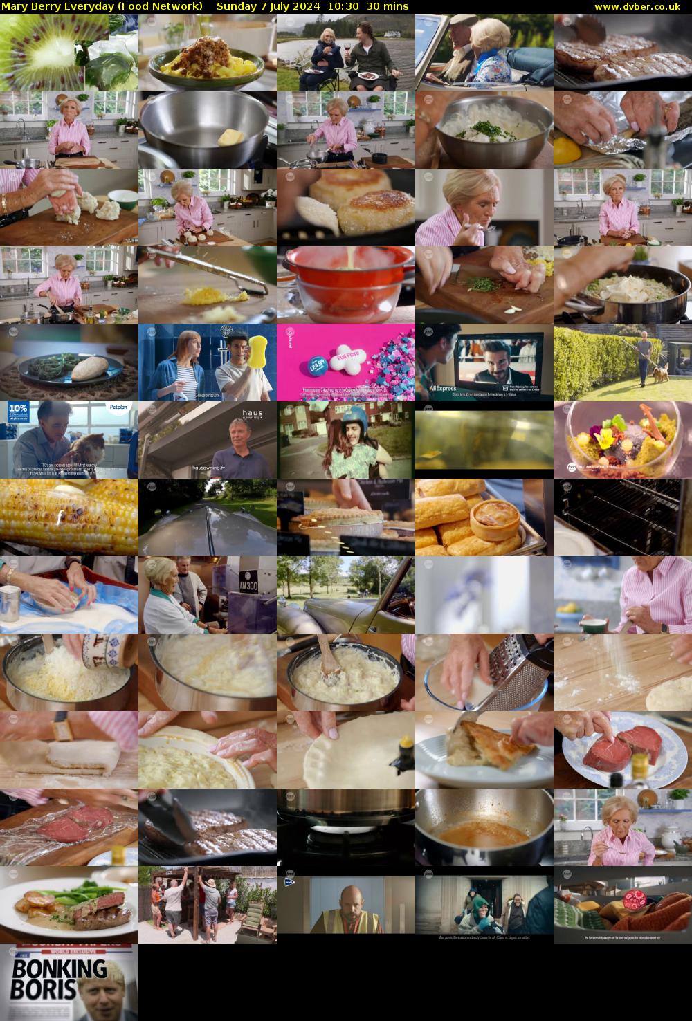 Mary Berry Everyday (Food Network) Sunday 7 July 2024 10:30 - 11:00