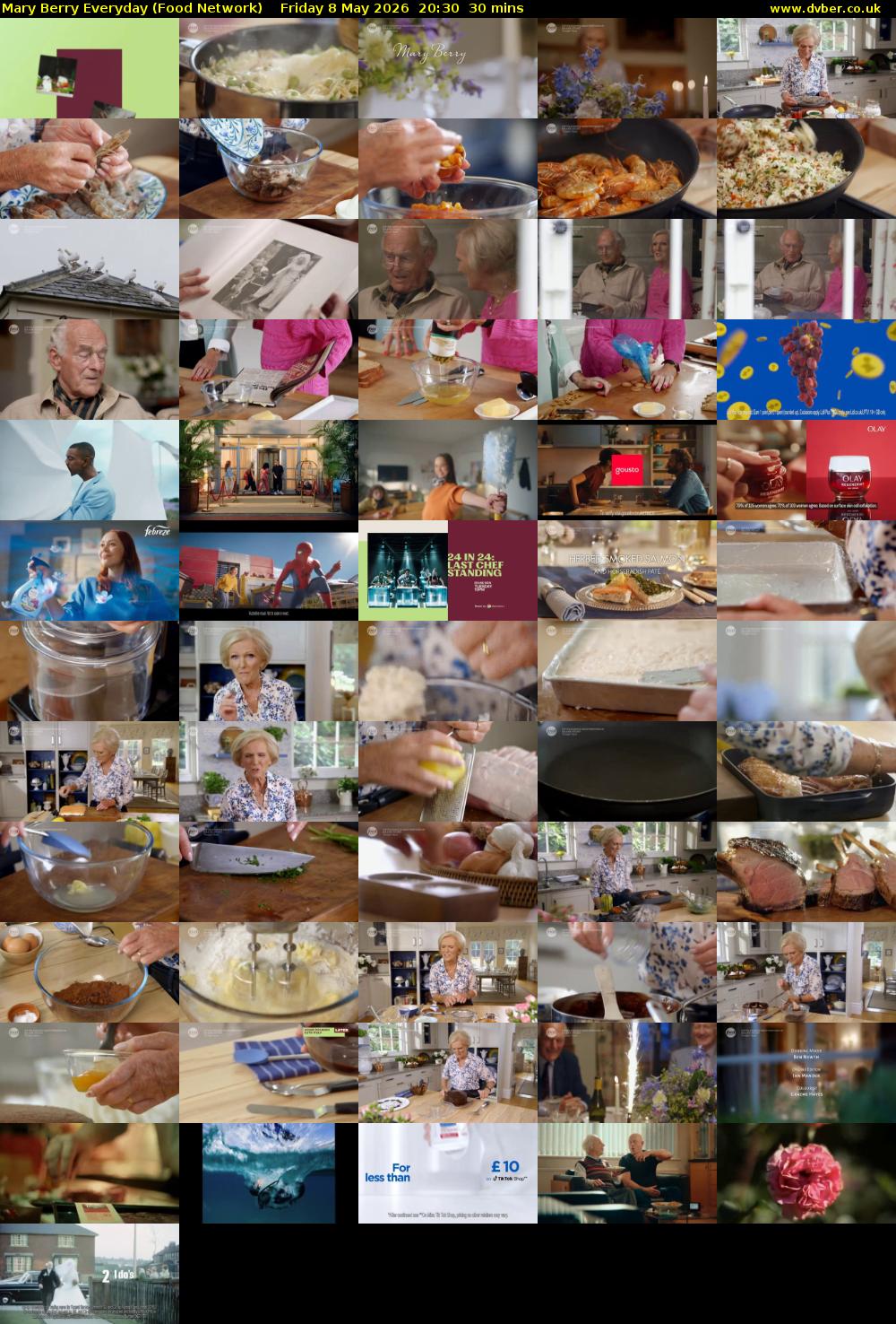 Mary Berry Everyday (Food Network) Friday 8 May 2026 20:30 - 21:00