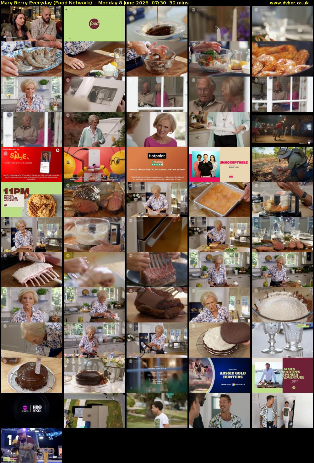Mary Berry Everyday (Food Network) Monday 8 June 2026 07:30 - 08:00