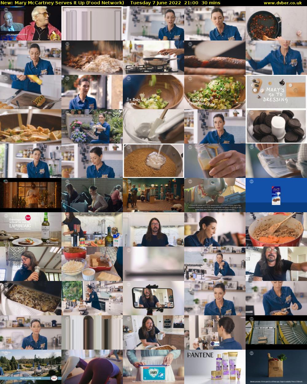 Mary McCartney Serves It Up (Food Network) Tuesday 7 June 2022 21:00 - 21:30