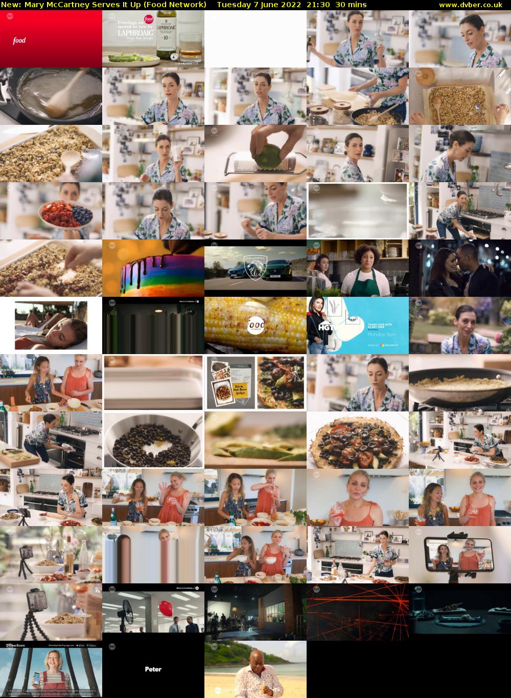 Mary McCartney Serves It Up (Food Network) Tuesday 7 June 2022 21:30 - 22:00