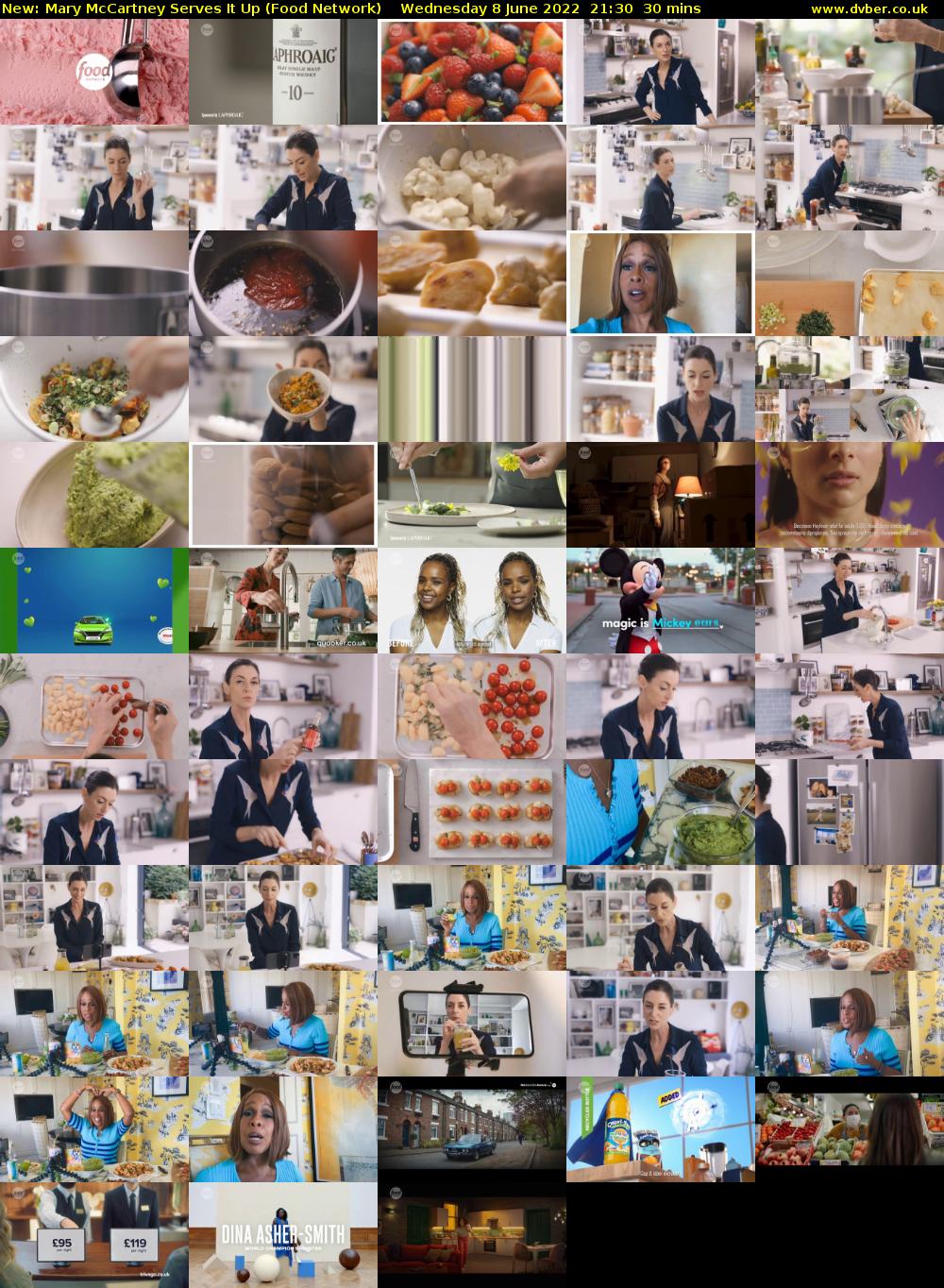 Mary McCartney Serves It Up (Food Network) Wednesday 8 June 2022 21:30 - 22:00
