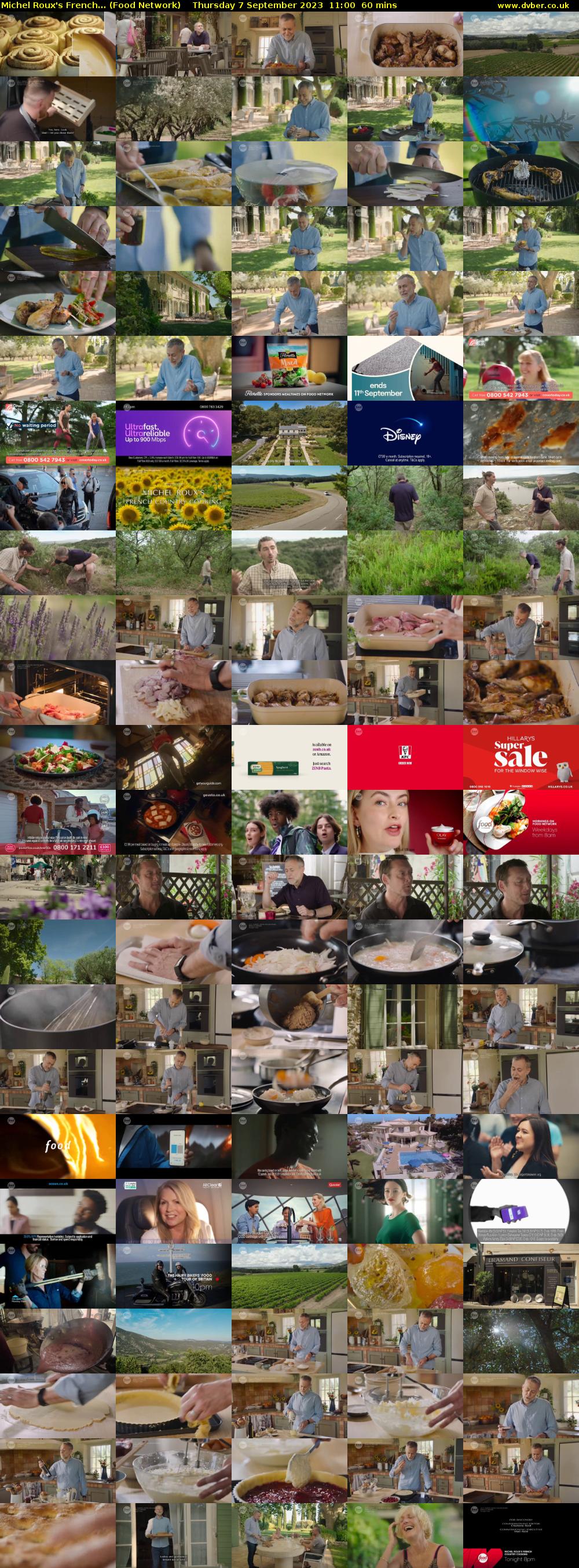 Michel Roux's French... (Food Network) Thursday 7 September 2023 11:00 - 12:00