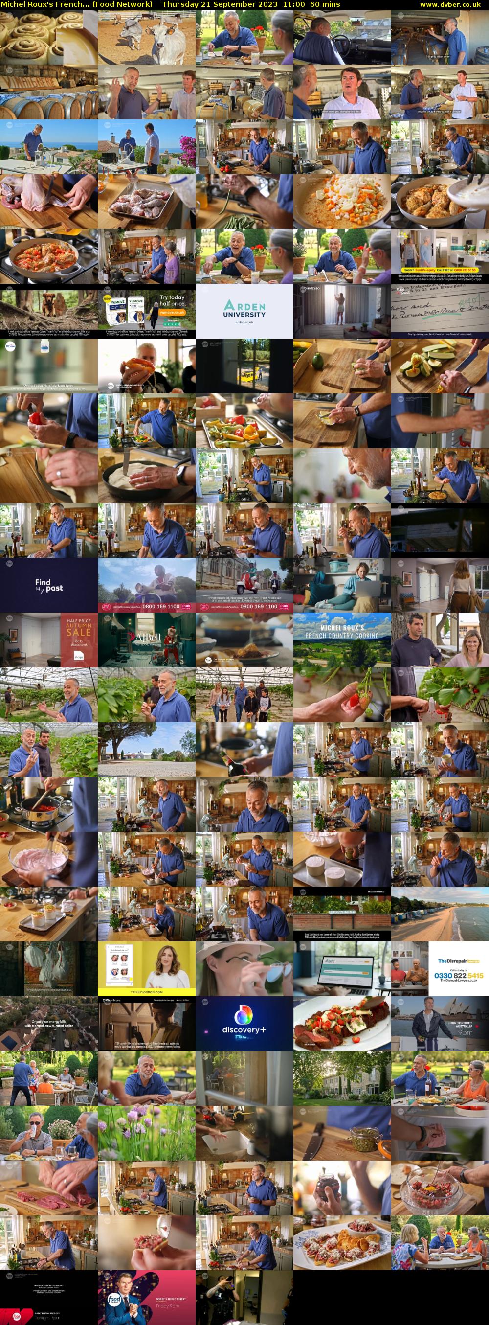 Michel Roux's French... (Food Network) Thursday 21 September 2023 11:00 - 12:00