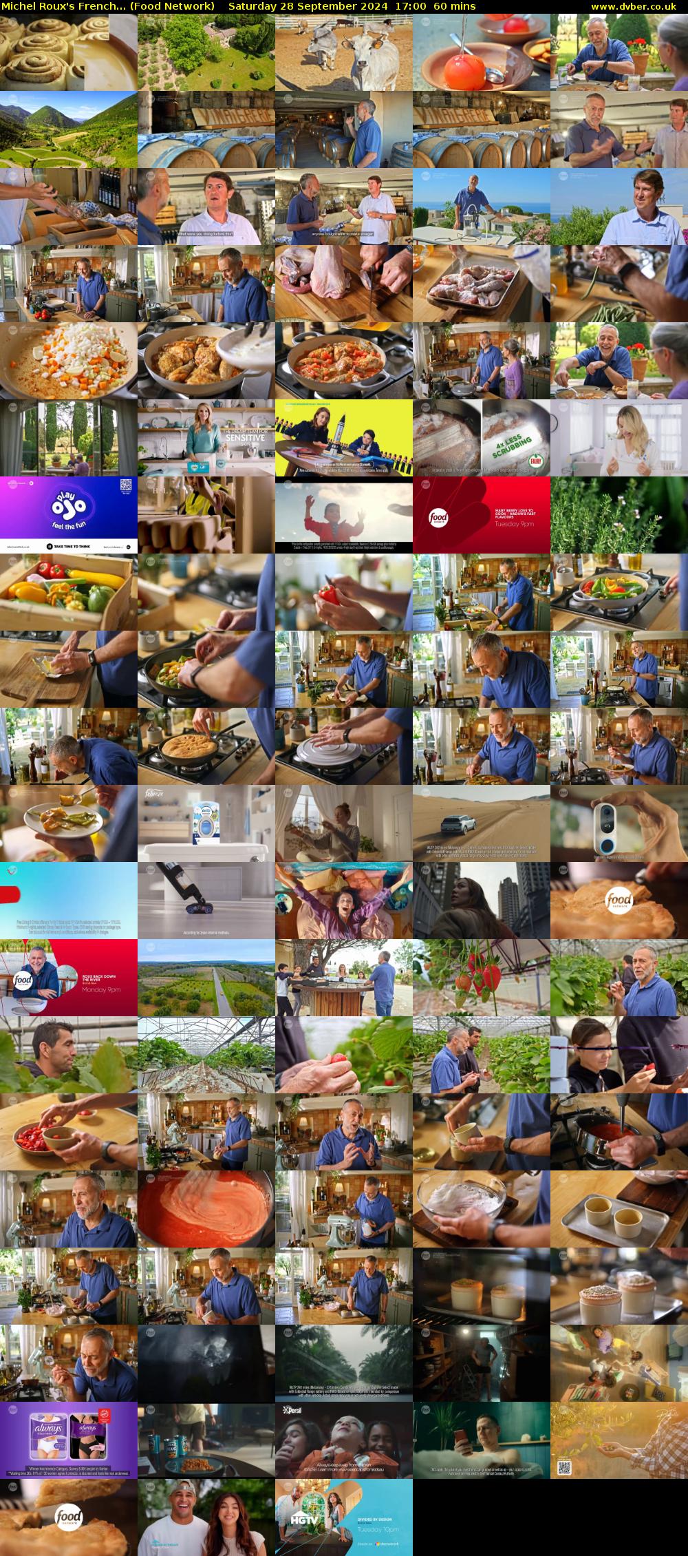 Michel Roux's French... (Food Network) Saturday 28 September 2024 17:00 - 18:00