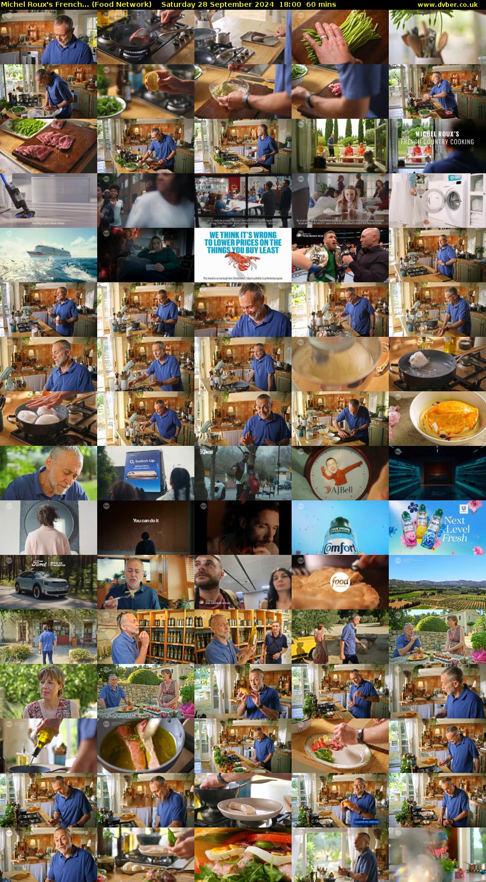 Michel Roux's French... (Food Network) Saturday 28 September 2024 18:00 - 19:00