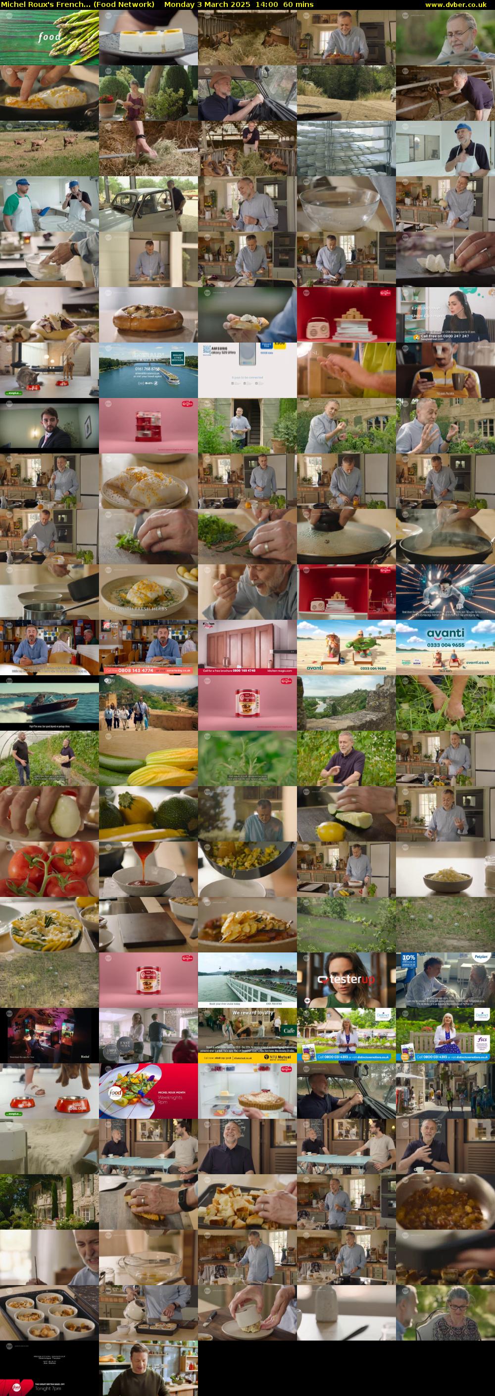 Michel Roux's French... (Food Network) Monday 3 March 2025 14:00 - 15:00