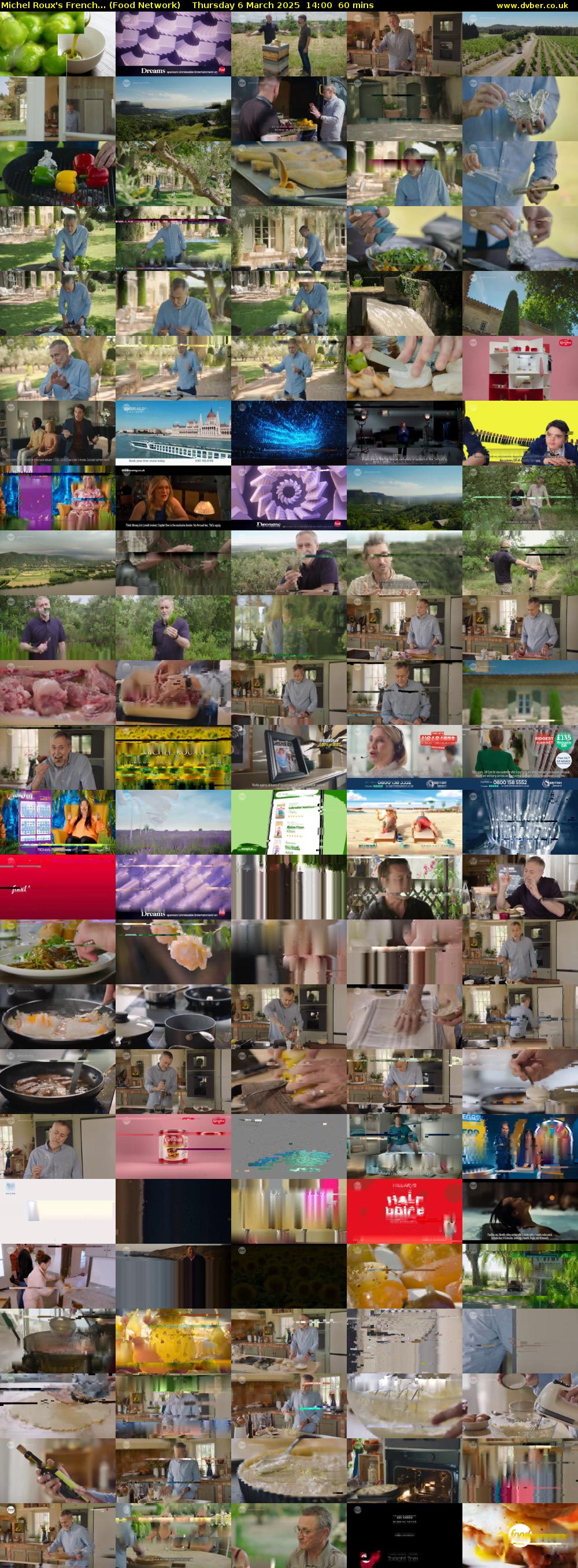 Michel Roux's French... (Food Network) Thursday 6 March 2025 14:00 - 15:00
