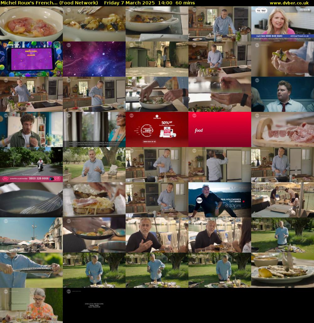 Michel Roux's French... (Food Network) Friday 7 March 2025 14:00 - 15:00