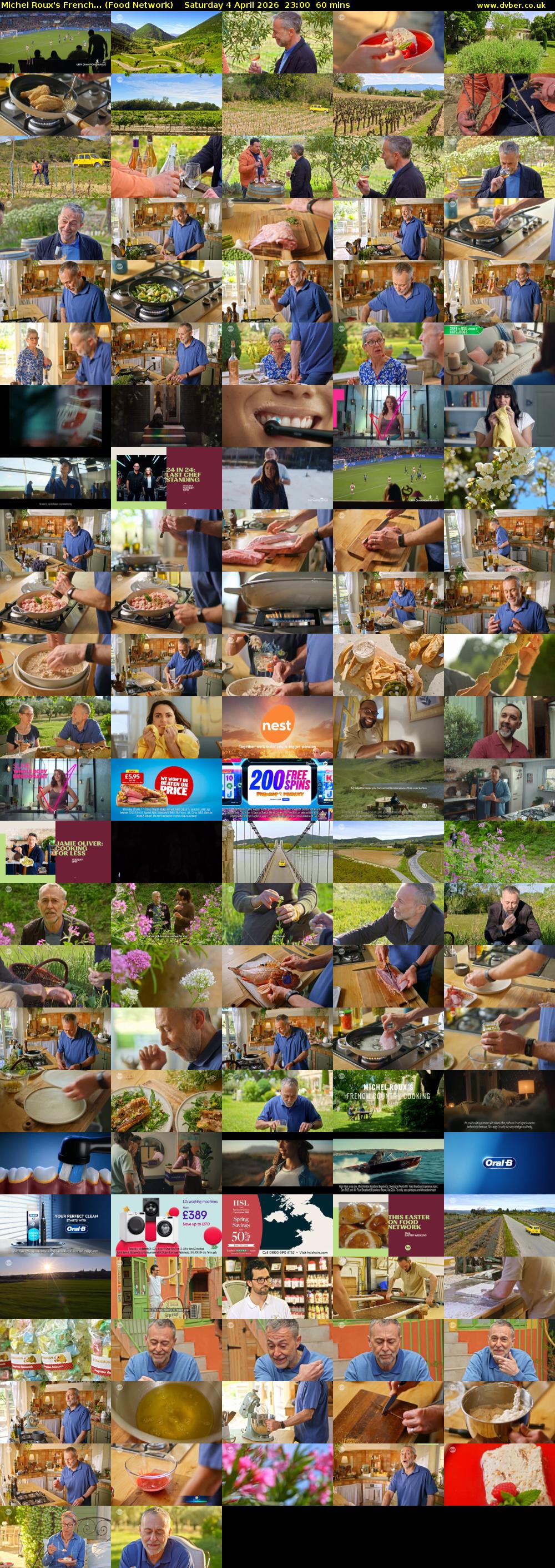 Michel Roux's French... (Food Network) Saturday 4 April 2026 23:00 - 00:00
