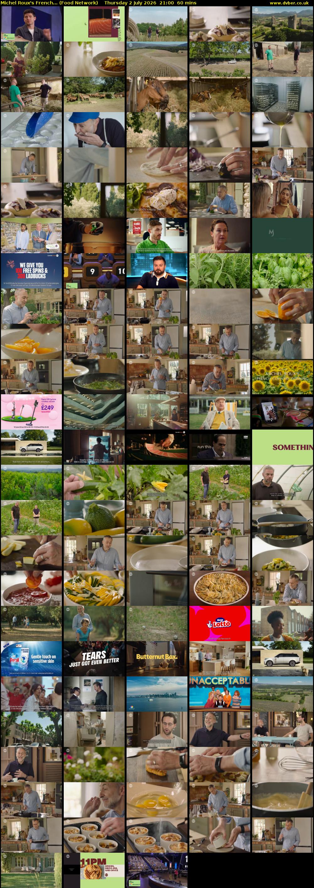 Michel Roux's French... (Food Network) Thursday 2 July 2026 21:00 - 22:00