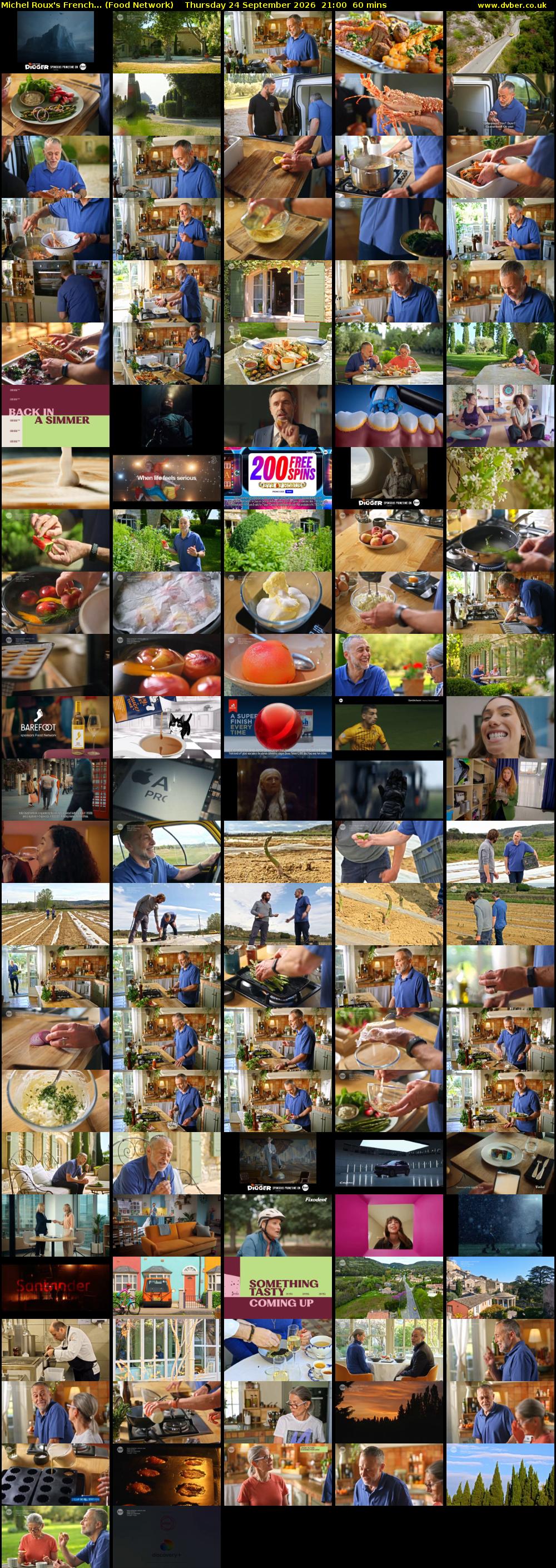Michel Roux's French... (Food Network) Thursday 24 September 2026 21:00 - 22:00