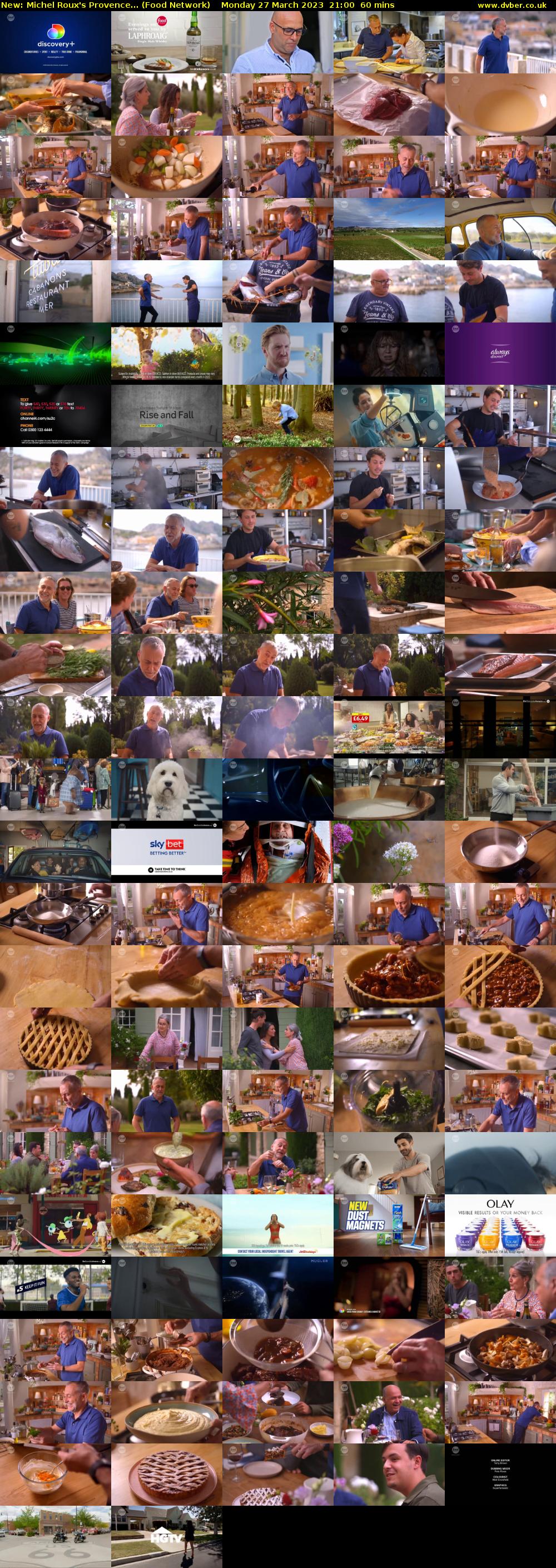Michel Roux's Provence... (Food Network) Monday 27 March 2023 21:00 - 22:00