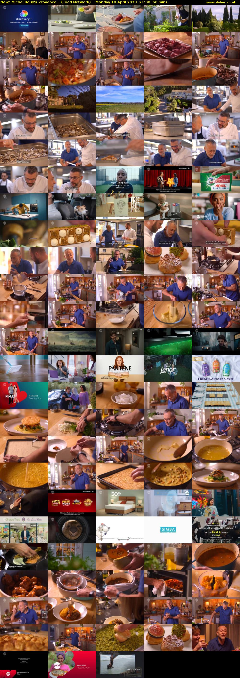 Michel Roux's Provence... (Food Network) Monday 10 April 2023 21:00 - 22:00