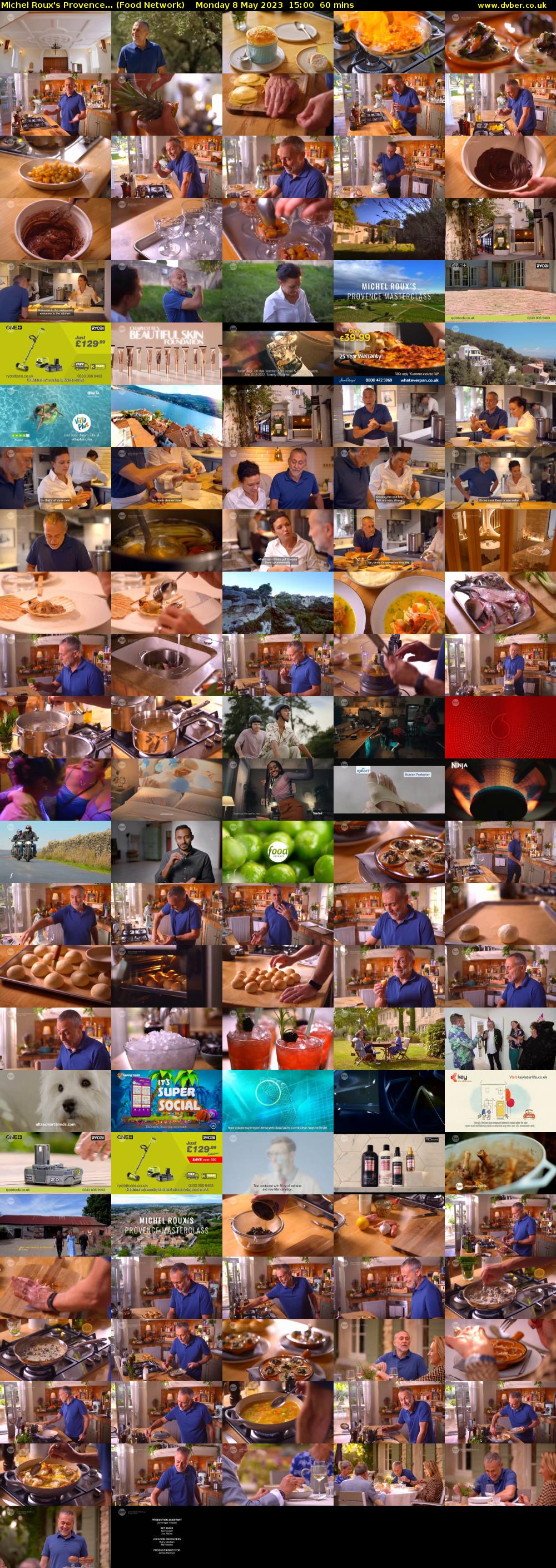 Michel Roux's Provence... (Food Network) Monday 8 May 2023 15:00 - 16:00