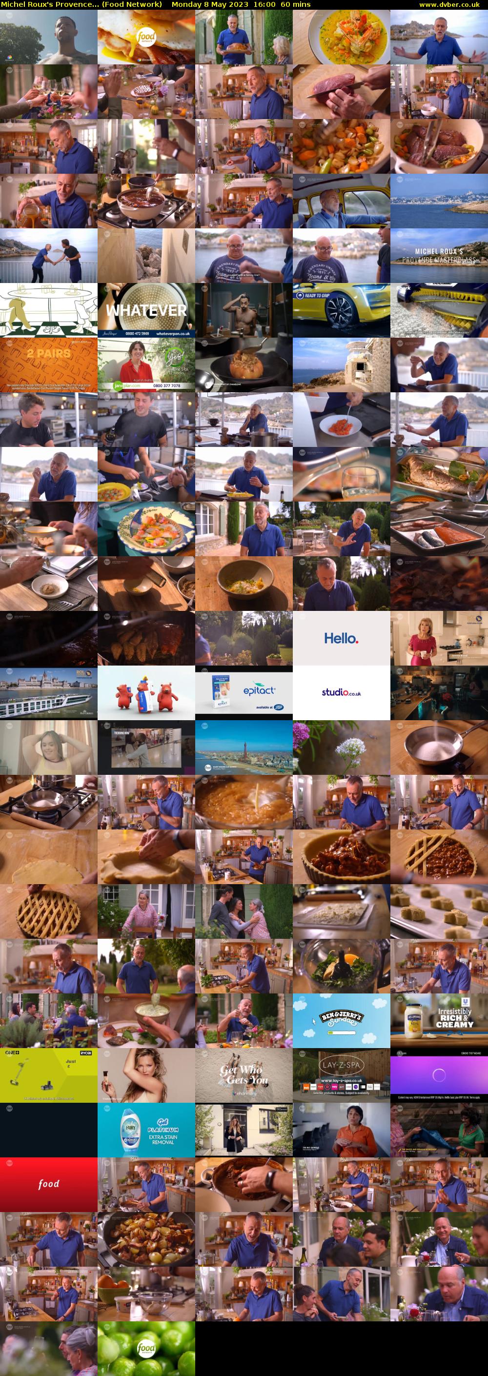 Michel Roux's Provence... (Food Network) Monday 8 May 2023 16:00 - 17:00