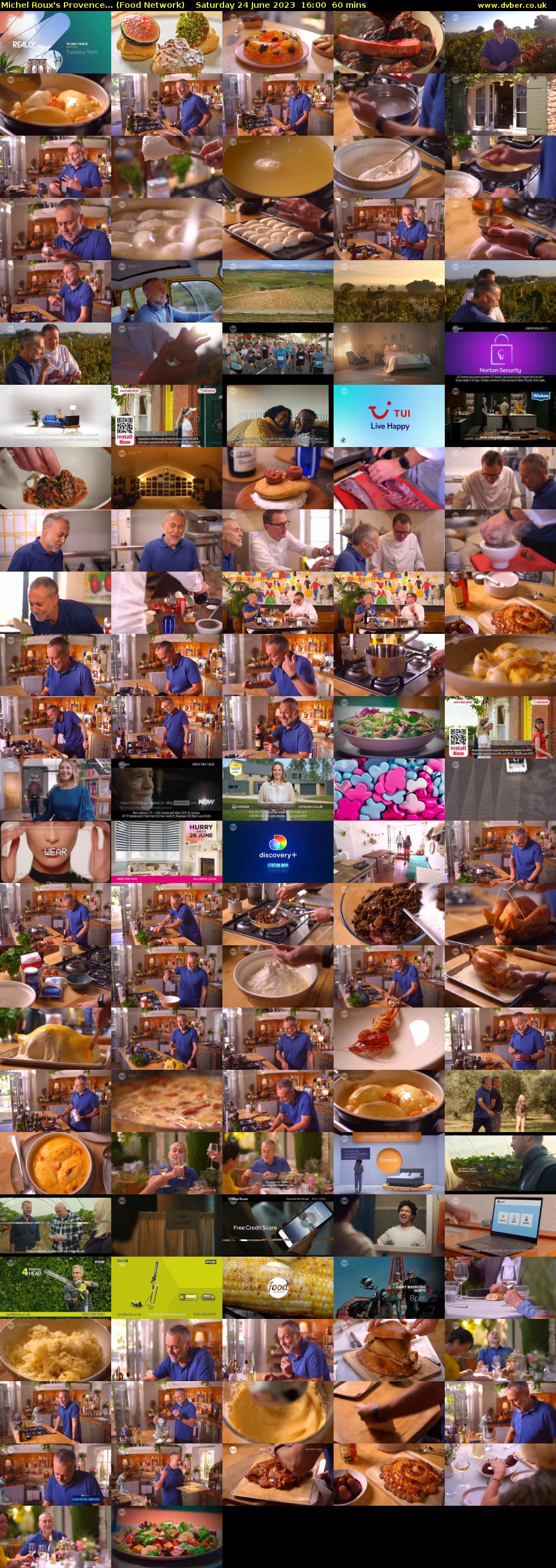 Michel Roux's Provence... (Food Network) Saturday 24 June 2023 16:00 - 17:00