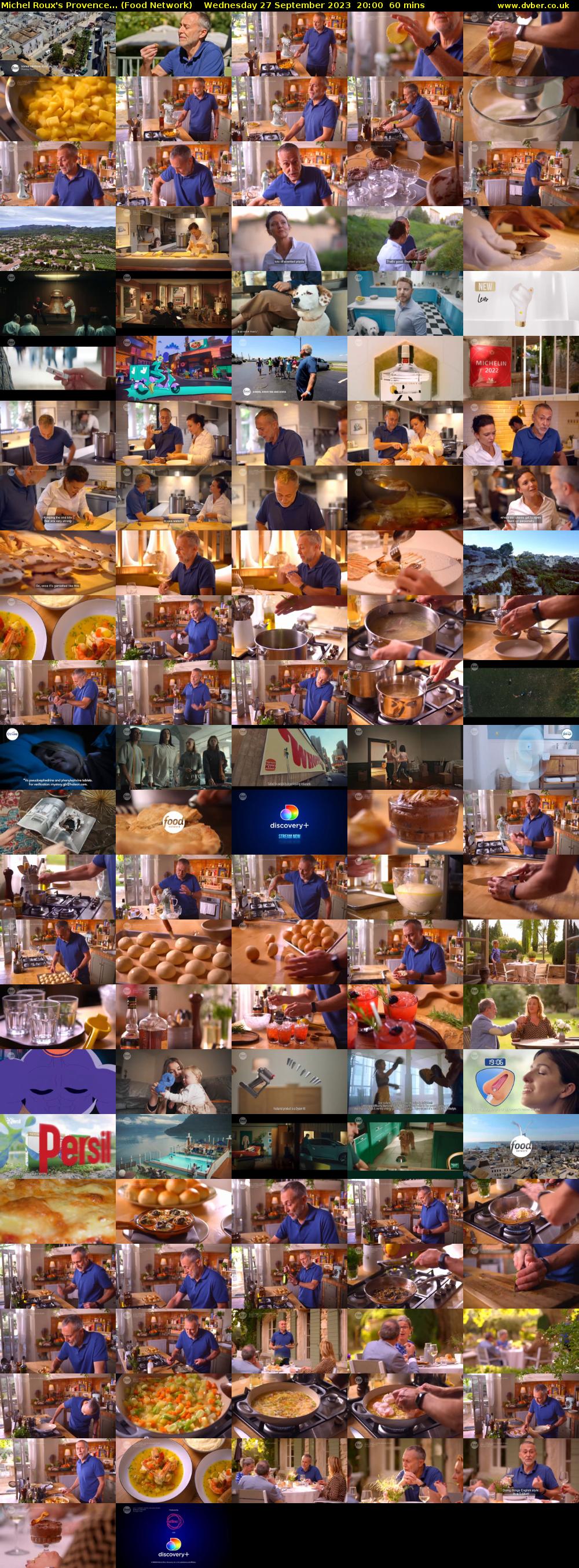 Michel Roux's Provence... (Food Network) Wednesday 27 September 2023 20:00 - 21:00