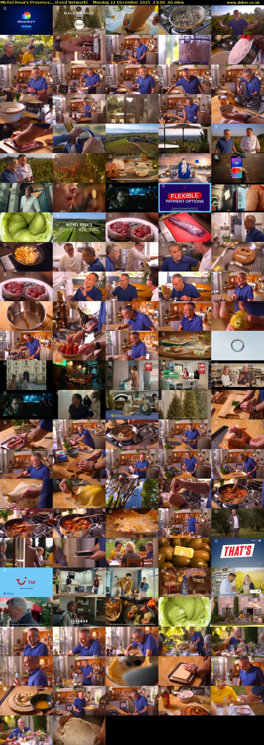 Michel Roux's Provence... (Food Network) Monday 22 December 2025 23:00 - 00:00