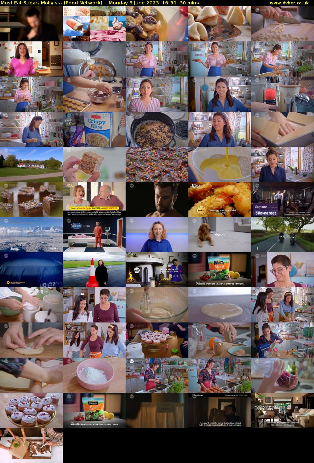 Must Eat Sugar, Molly's... (Food Network) Monday 5 June 2023 16:30 - 17:00