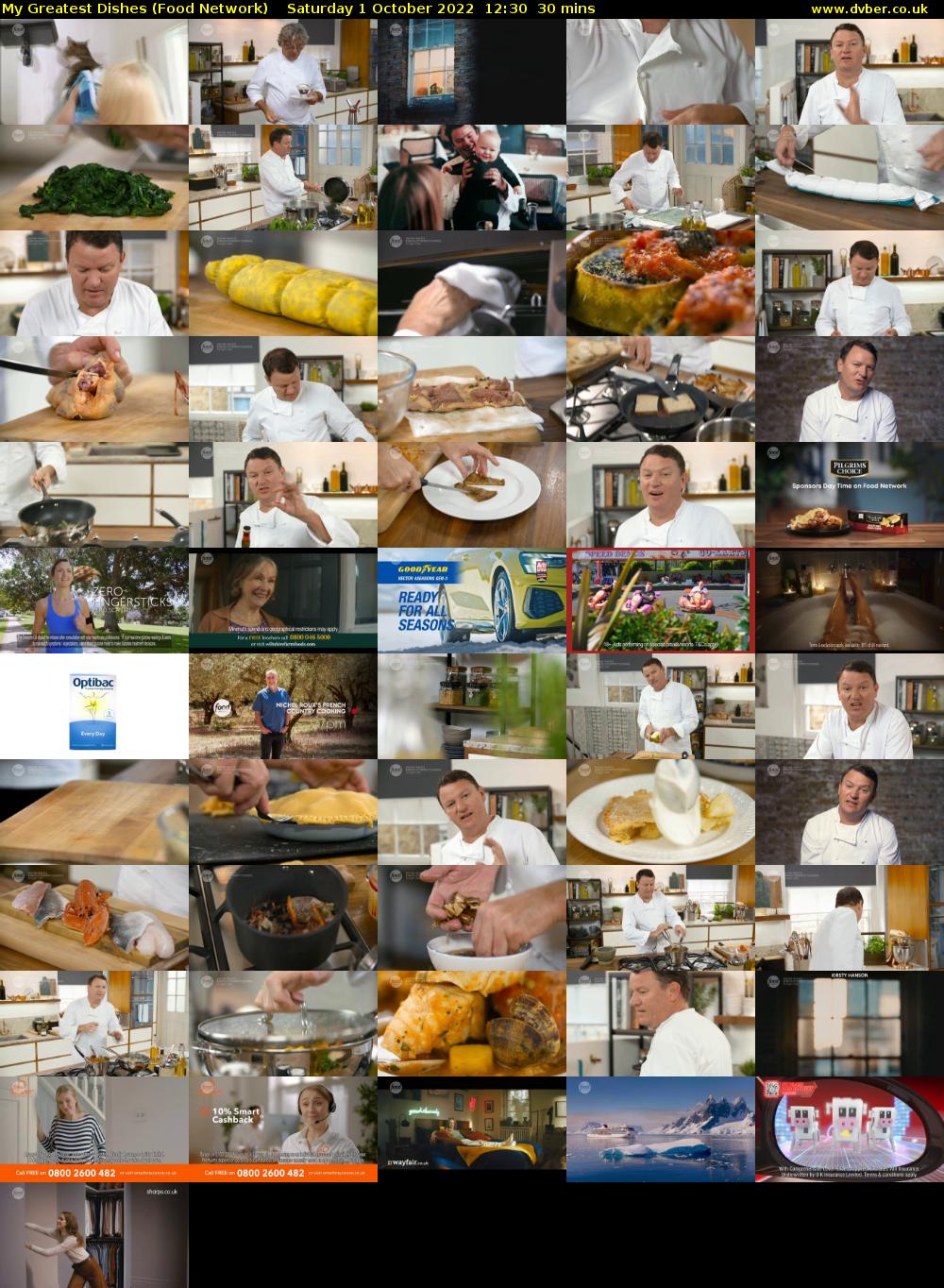 My Greatest Dishes (Food Network) Saturday 1 October 2022 12:30 - 13:00
