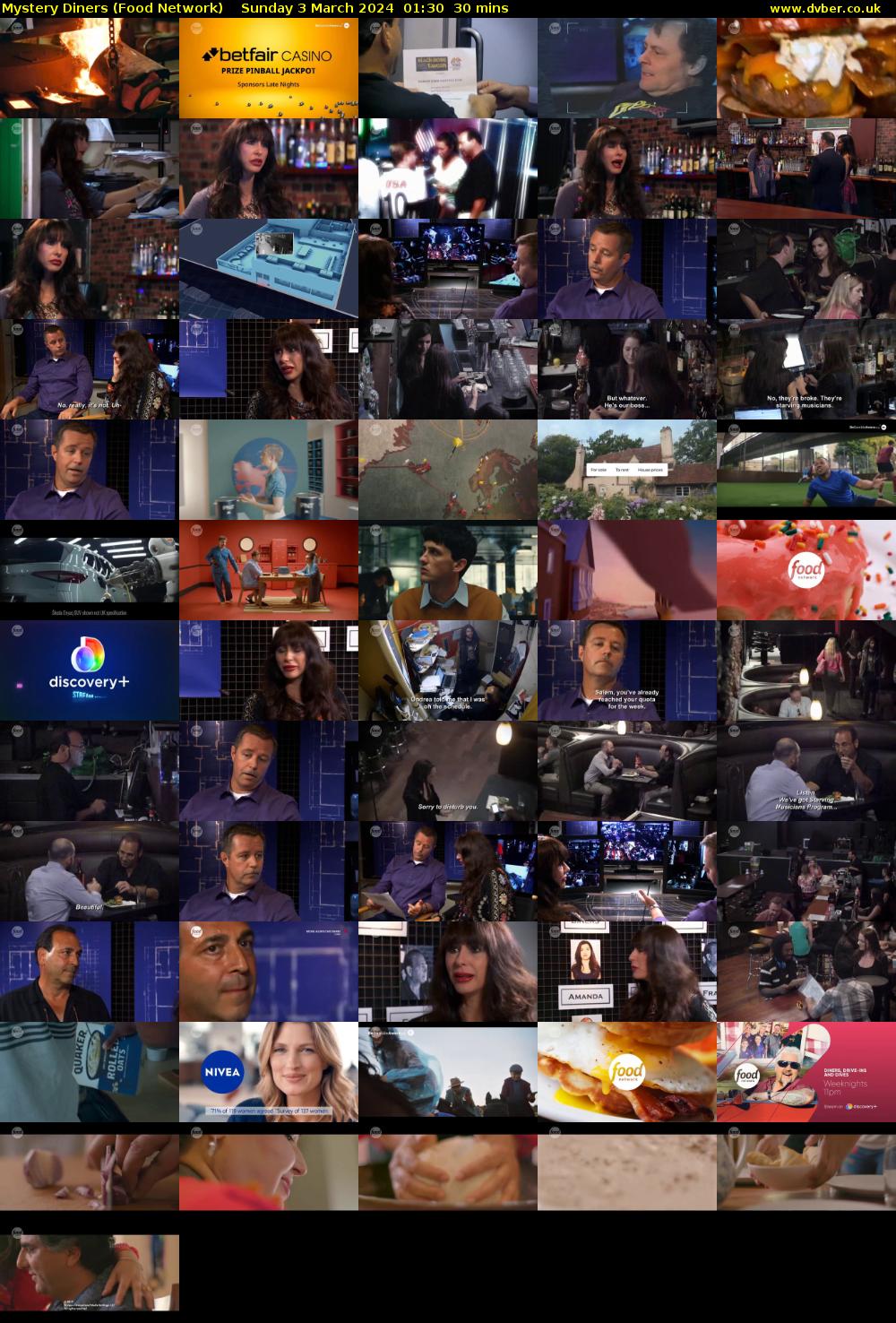 Mystery Diners (Food Network) Sunday 3 March 2024 01:30 - 02:00