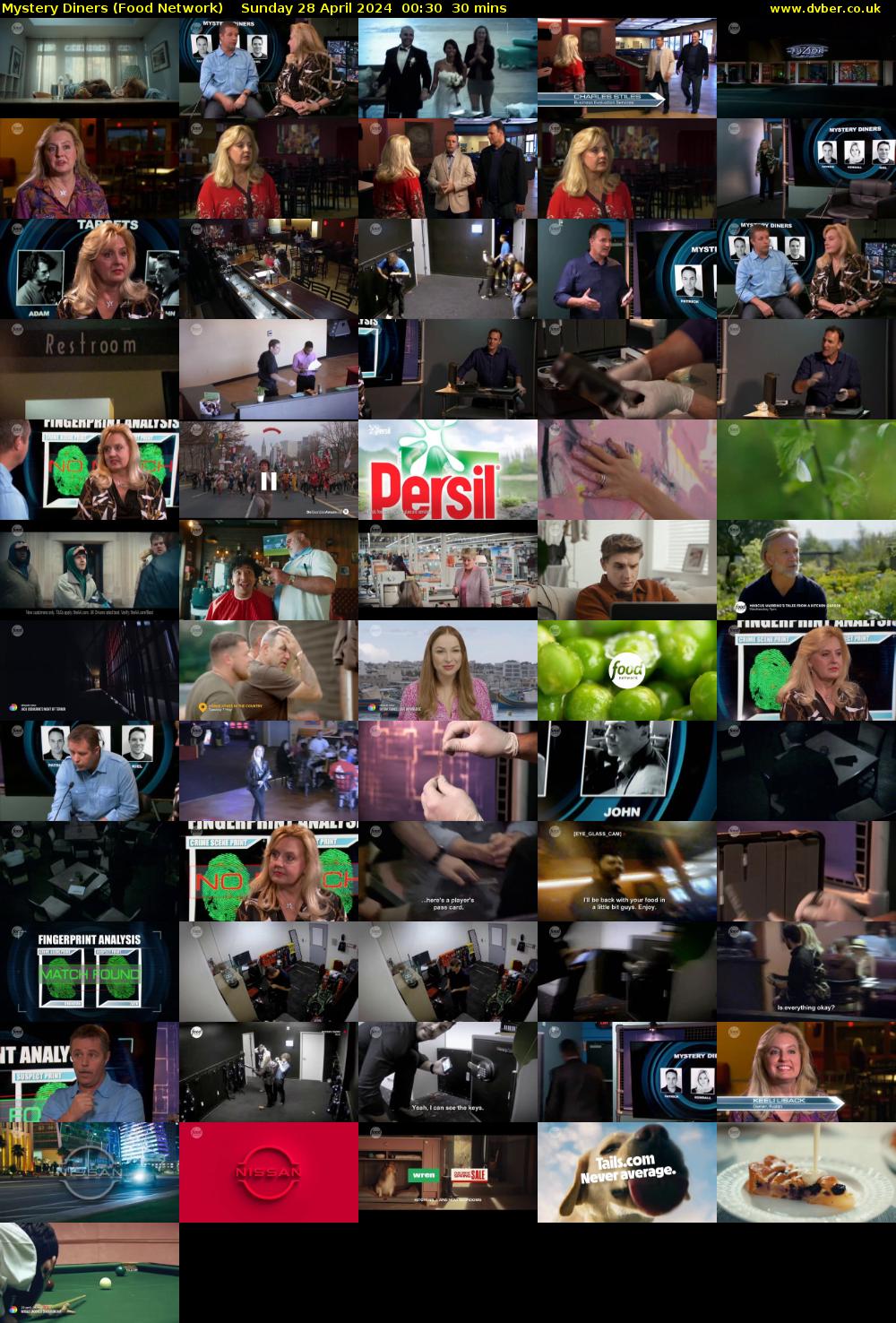 Mystery Diners (Food Network) Sunday 28 April 2024 00:30 - 01:00