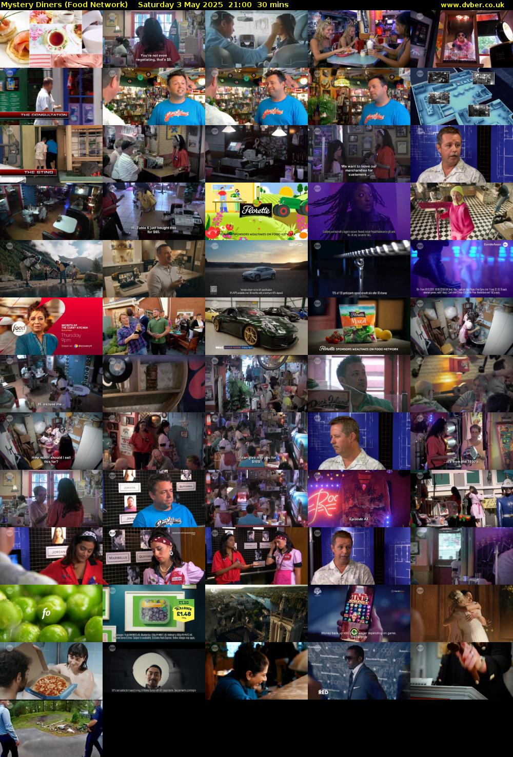 Mystery Diners (Food Network) Saturday 3 May 2025 21:00 - 21:30