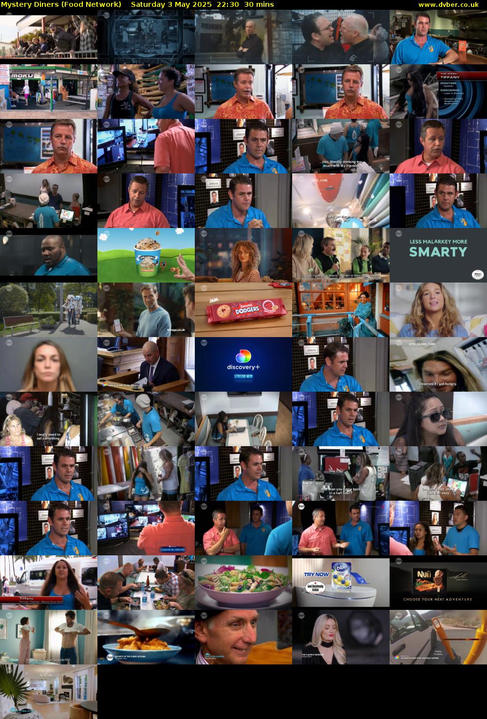 Mystery Diners (Food Network) Saturday 3 May 2025 22:30 - 23:00