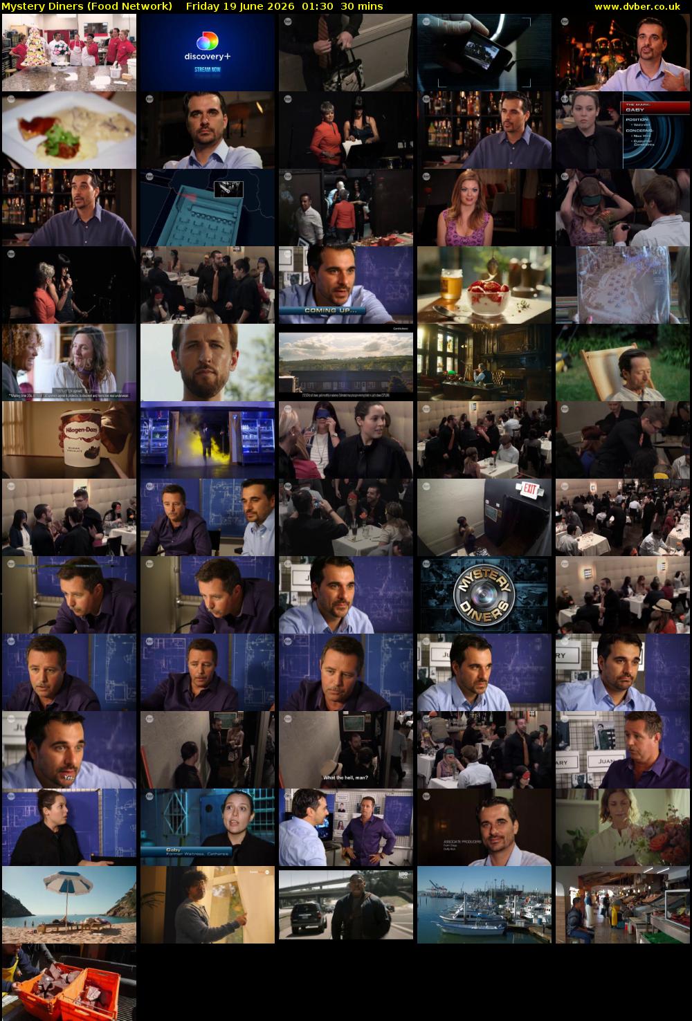 Mystery Diners (Food Network) Friday 19 June 2026 01:30 - 02:00