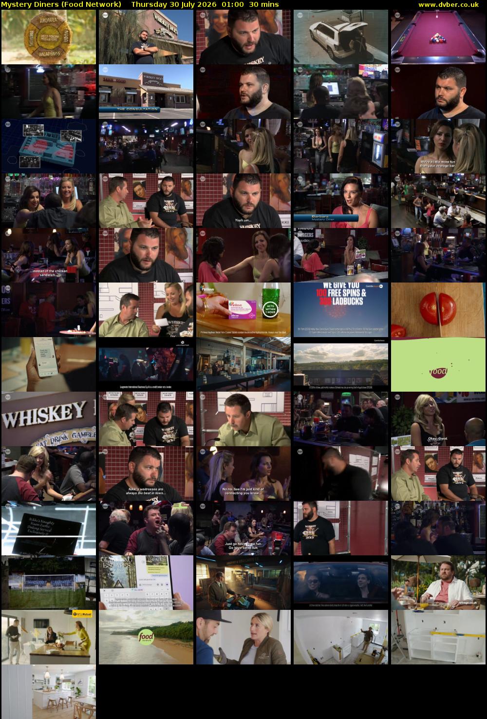 Mystery Diners (Food Network) Thursday 30 July 2026 01:00 - 01:30