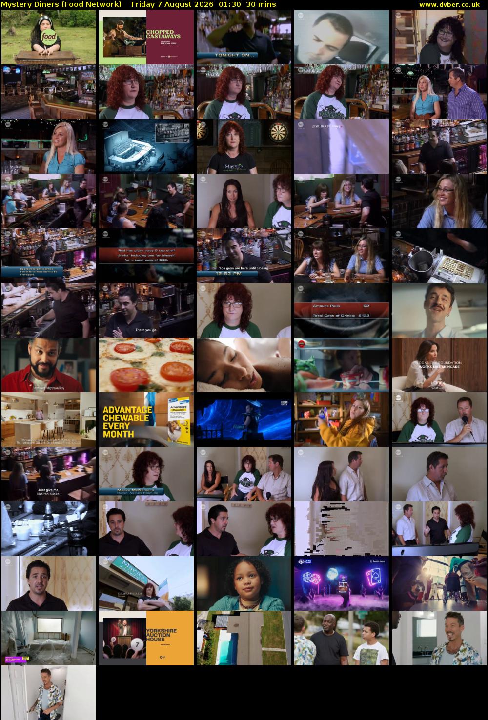 Mystery Diners (Food Network) Friday 7 August 2026 01:30 - 02:00