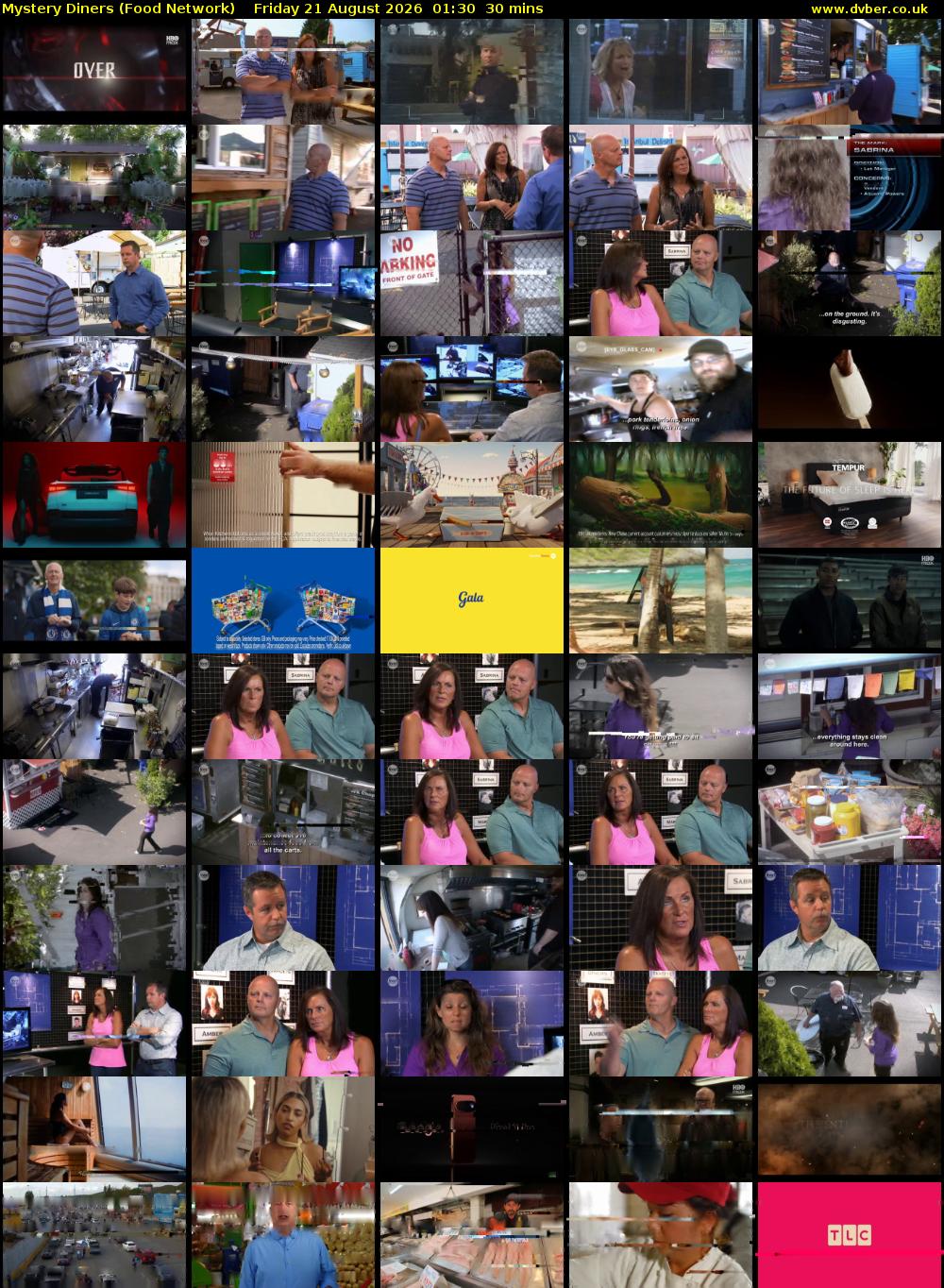 Mystery Diners (Food Network) Friday 21 August 2026 01:30 - 02:00
