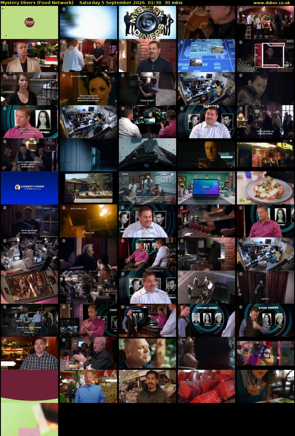 Mystery Diners (Food Network) Saturday 5 September 2026 01:30 - 02:00