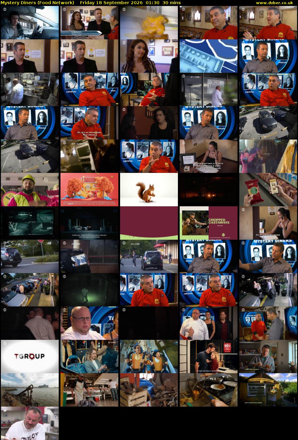 Mystery Diners (Food Network) Friday 18 September 2026 01:30 - 02:00
