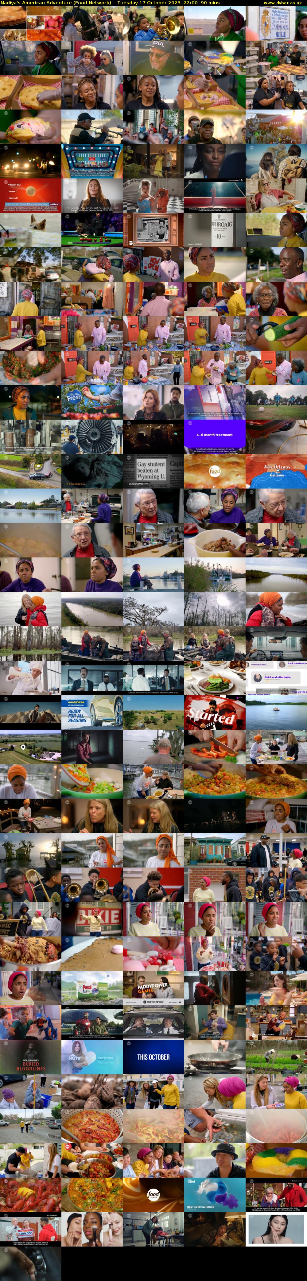 Nadiya's American Adventure (Food Network) Tuesday 17 October 2023 22:00 - 23:30