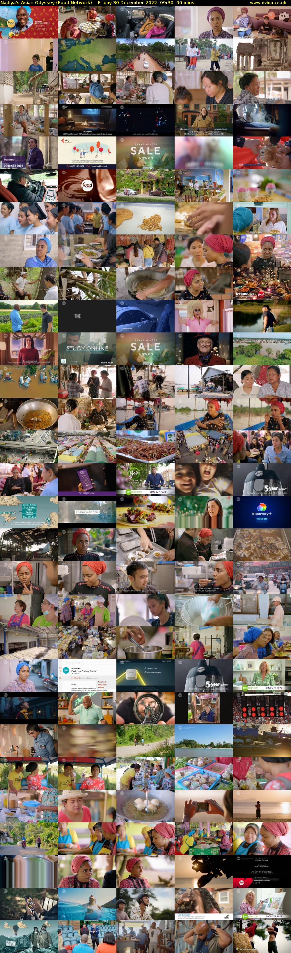 Nadiya's Asian Odyssey (Food Network) Friday 30 December 2022 09:30 - 11:00