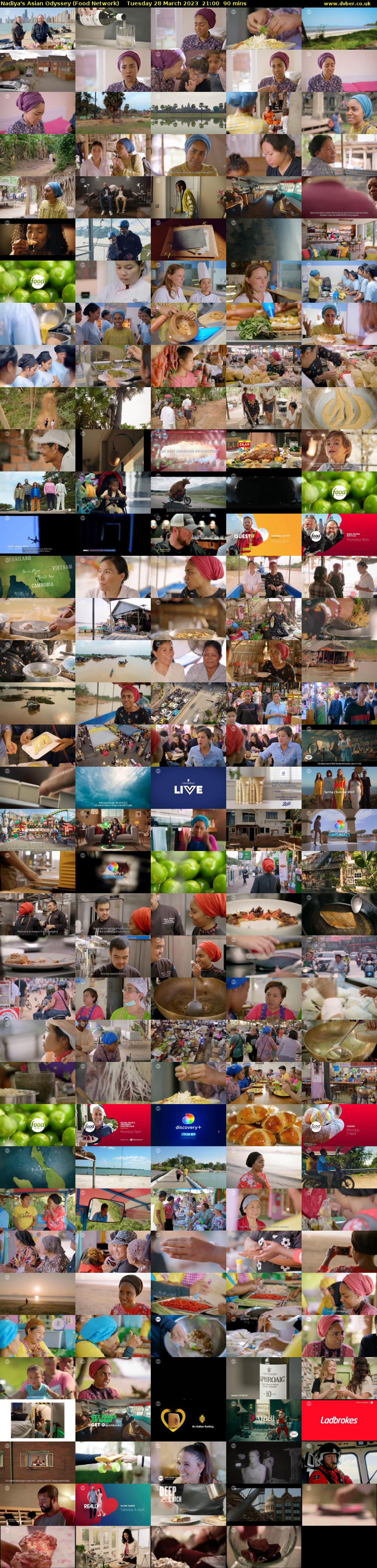 Nadiya's Asian Odyssey (Food Network) Tuesday 28 March 2023 21:00 - 22:30
